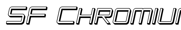 SF Chromium 24 font preview